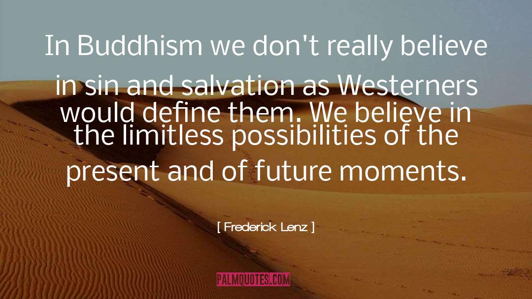 Buddhist Puja quotes by Frederick Lenz