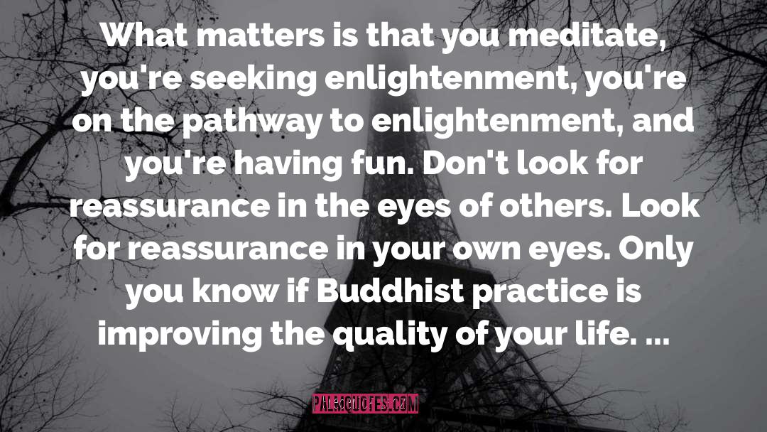 Buddhist Puja quotes by Frederick Lenz