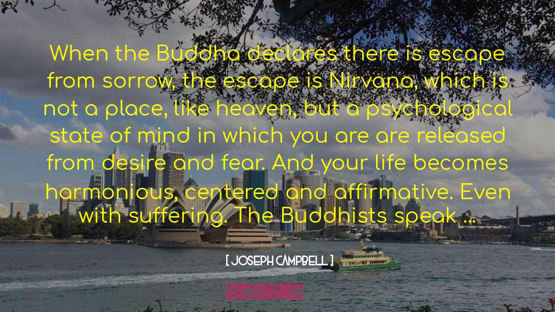 Buddhists quotes by Joseph Campbell