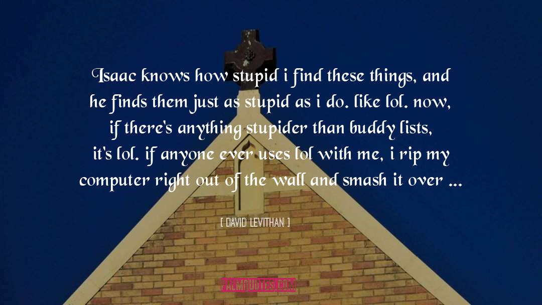 Buddy quotes by David Levithan