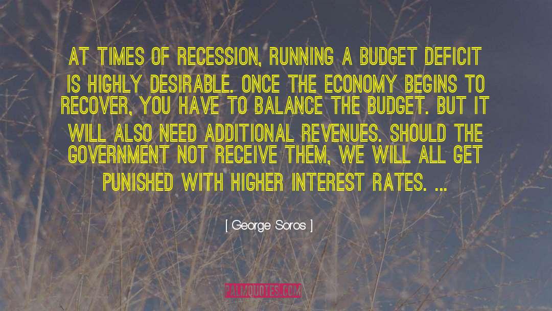 Budget Deficit quotes by George Soros