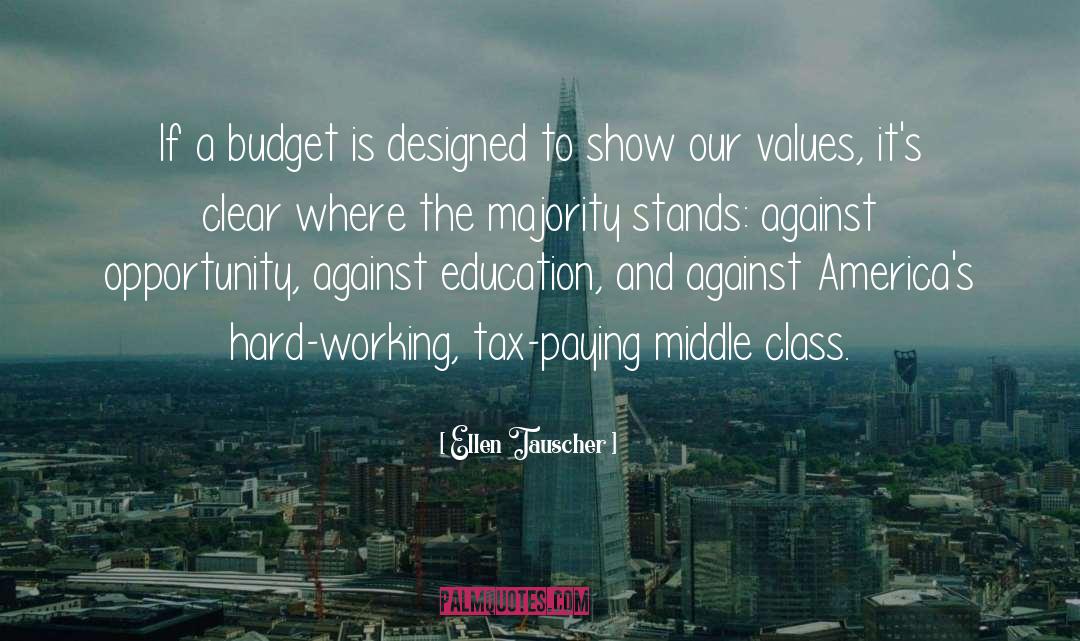 Budget quotes by Ellen Tauscher