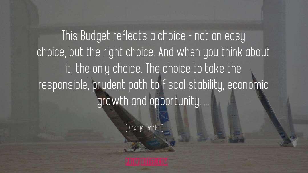 Budget quotes by George Pataki