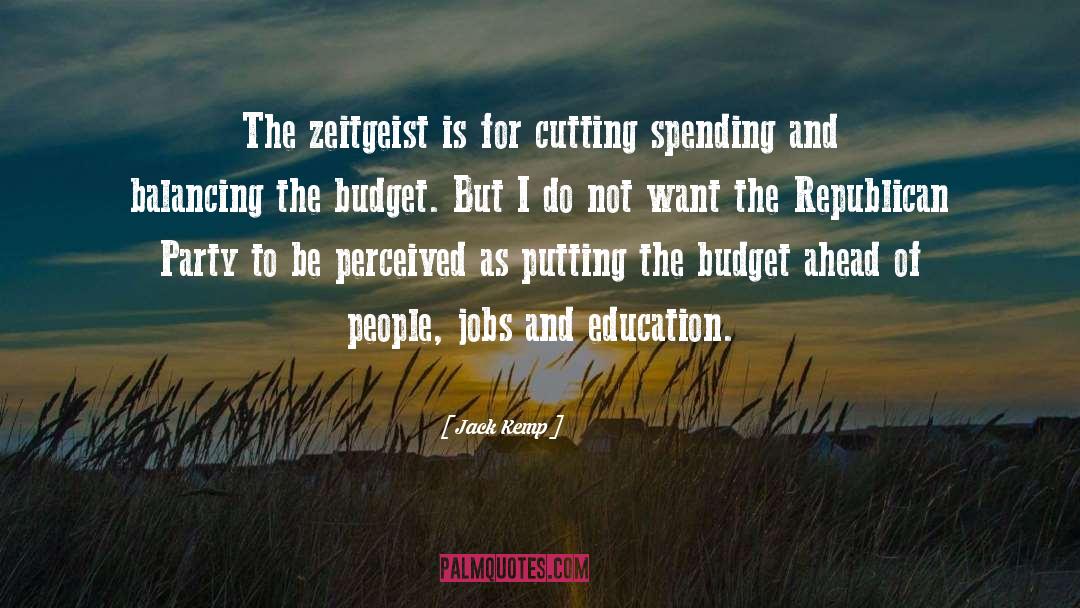 Budget quotes by Jack Kemp