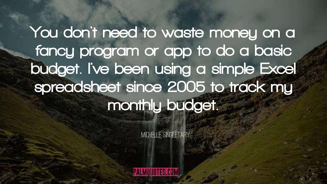 Budget quotes by Michelle Singletary