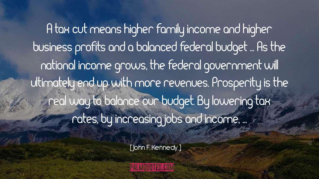 Budget quotes by John F. Kennedy