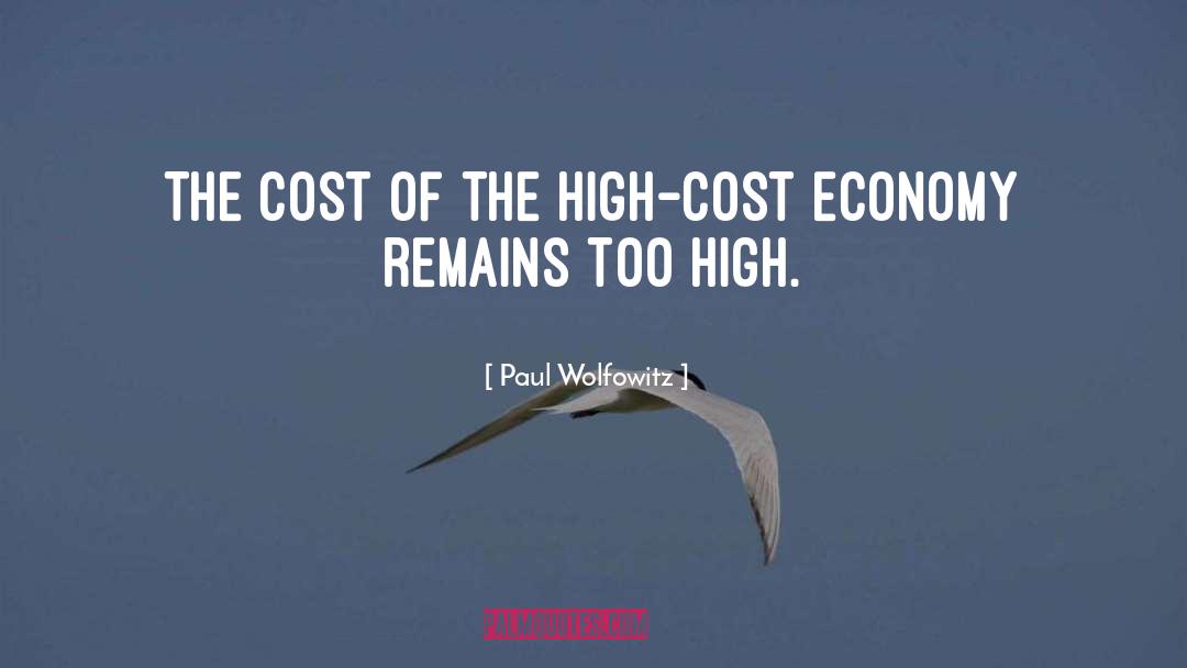 Budgeted Cost quotes by Paul Wolfowitz