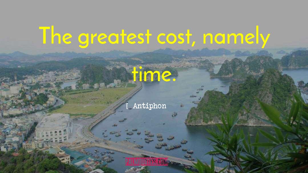 Budgeted Cost quotes by Antiphon