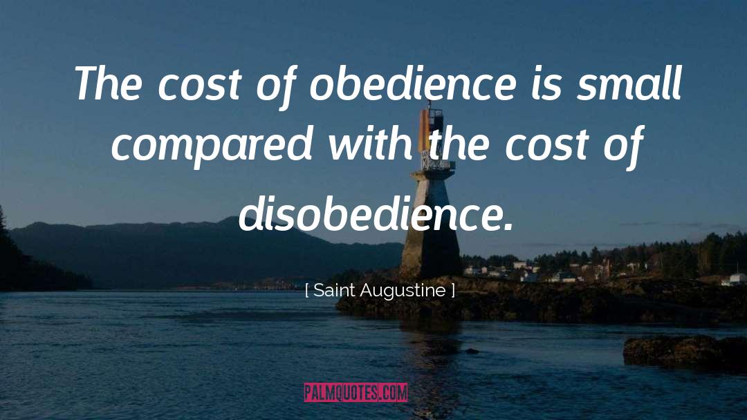 Budgeted Cost quotes by Saint Augustine