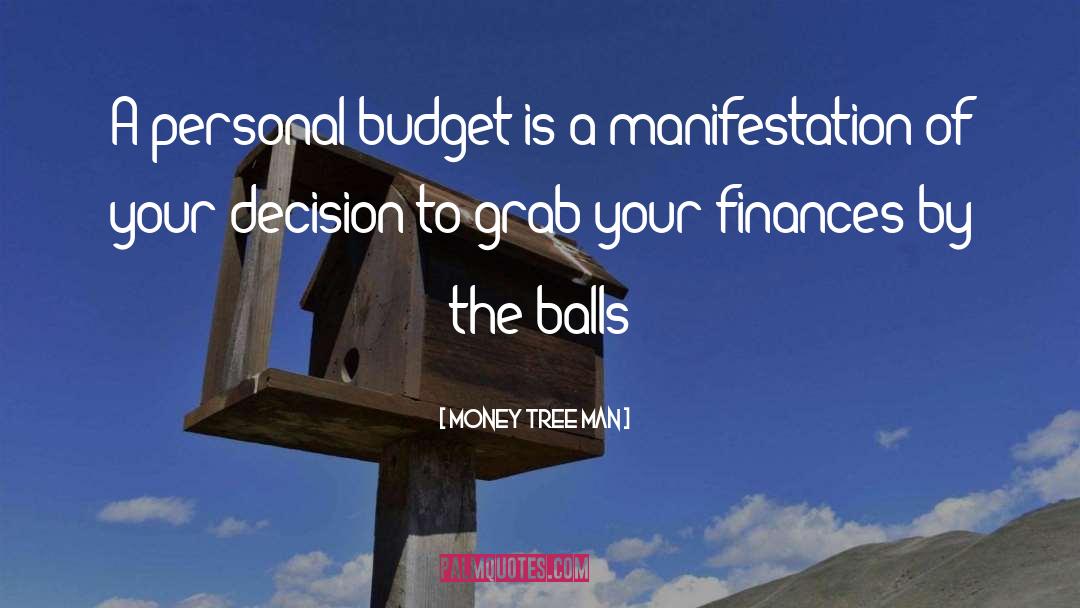 Budgeting quotes by Money Tree Man