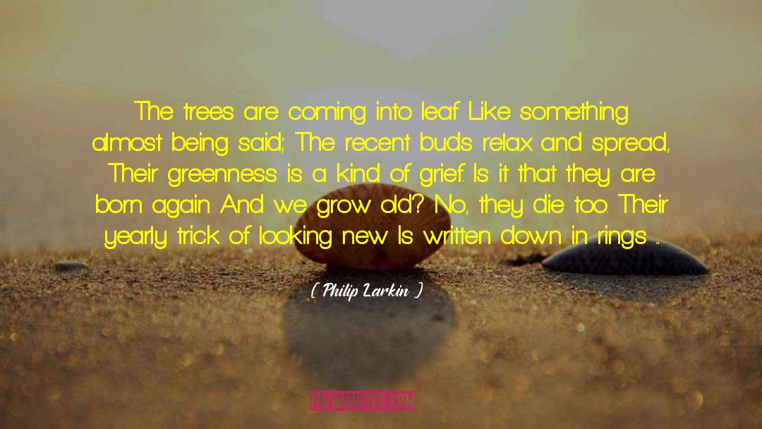 Buds quotes by Philip Larkin