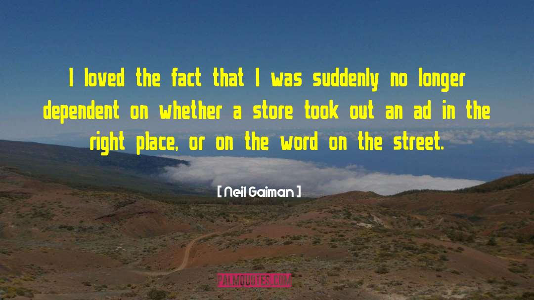 Buena Vista Street quotes by Neil Gaiman
