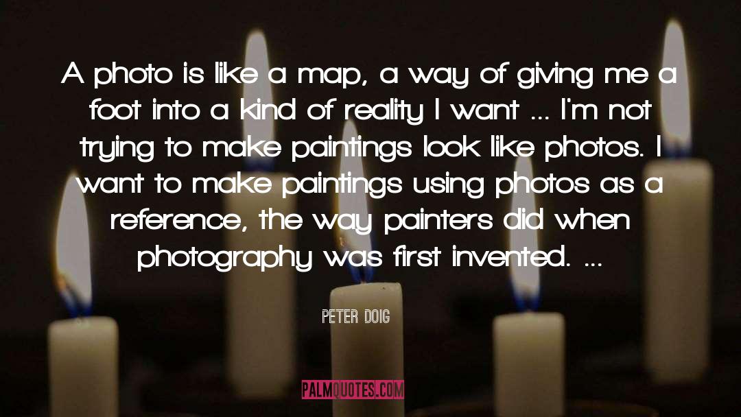 Buendia Map quotes by Peter Doig