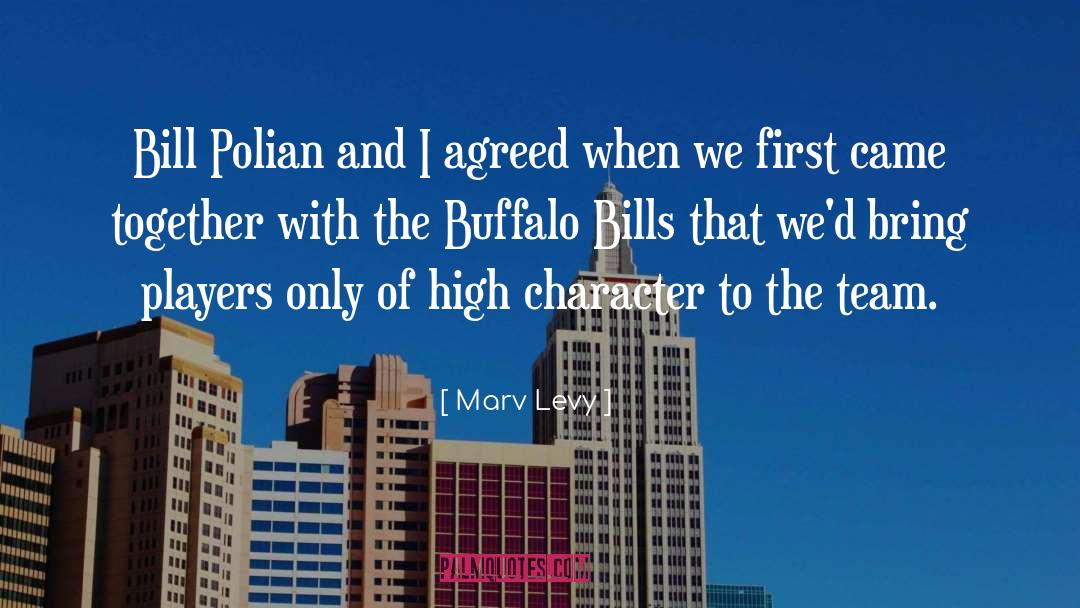 Buffalo Bills quotes by Marv Levy