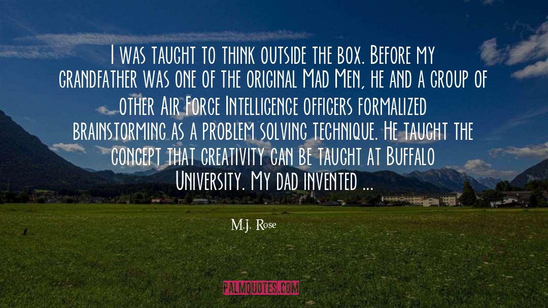 Buffalo quotes by M.J. Rose