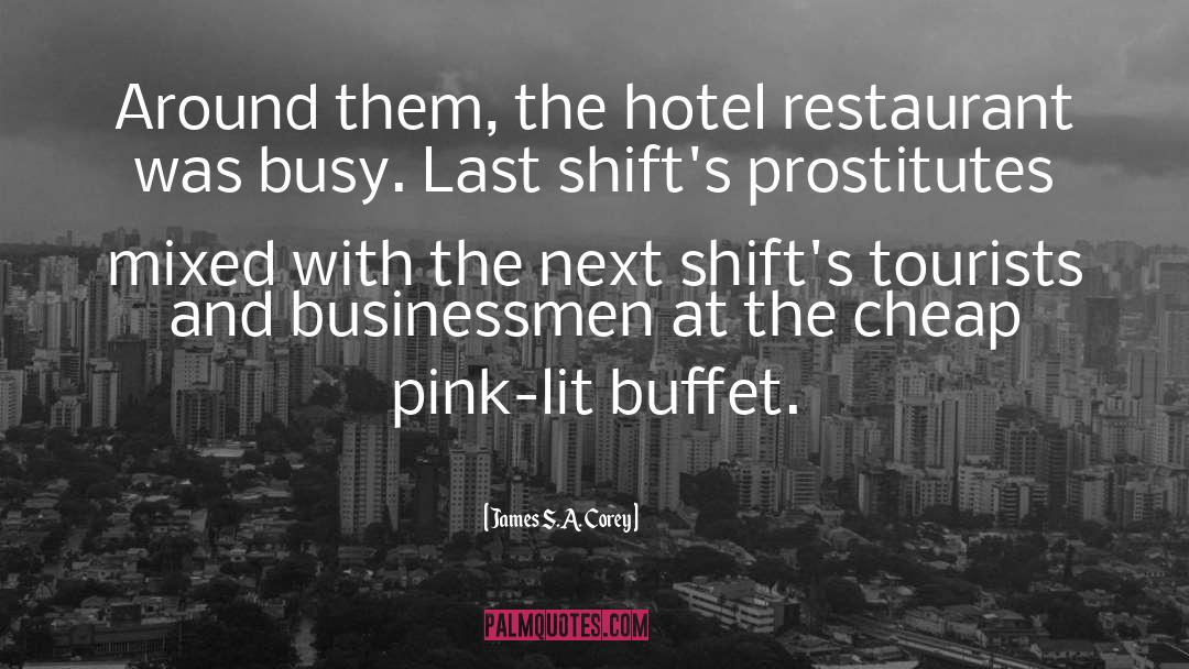 Buffet quotes by James S.A. Corey