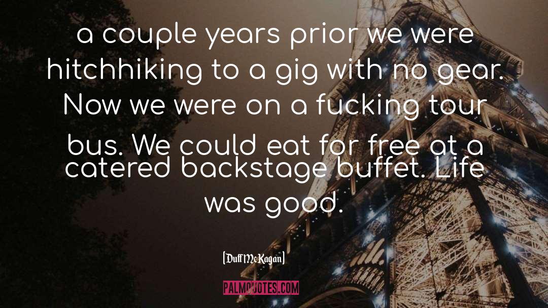 Buffet quotes by Duff McKagan