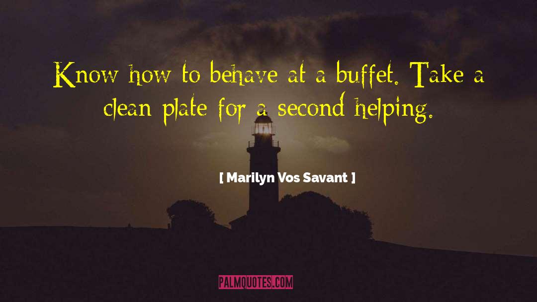 Buffet quotes by Marilyn Vos Savant