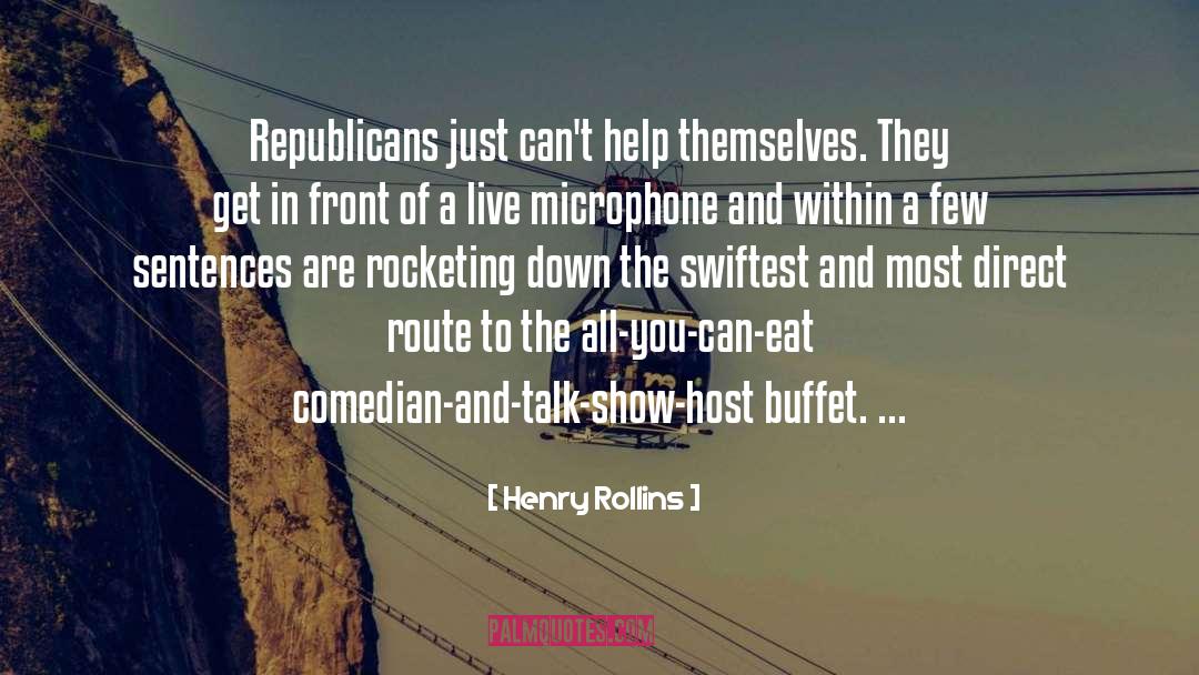 Buffet quotes by Henry Rollins