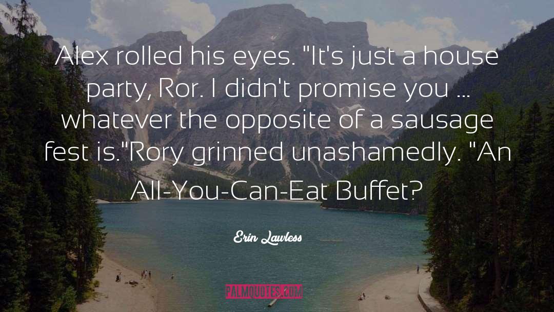 Buffet quotes by Erin Lawless