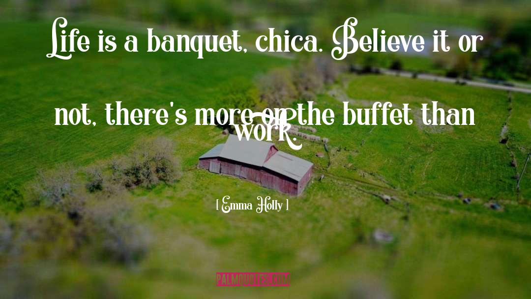 Buffet quotes by Emma Holly