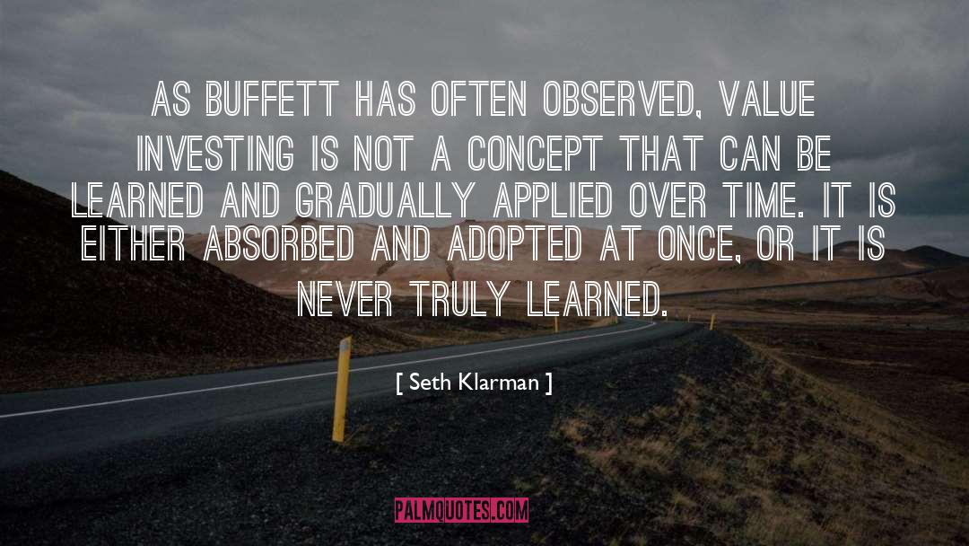 Buffett quotes by Seth Klarman