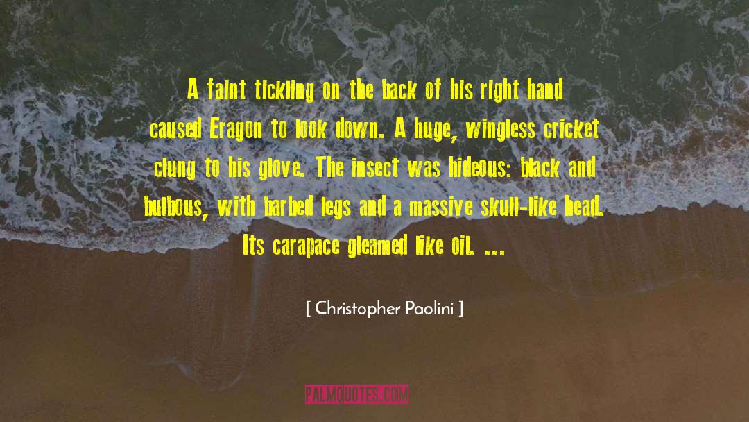 Bug quotes by Christopher Paolini