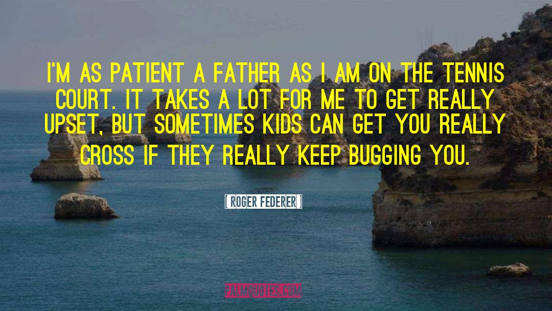 Bugging quotes by Roger Federer