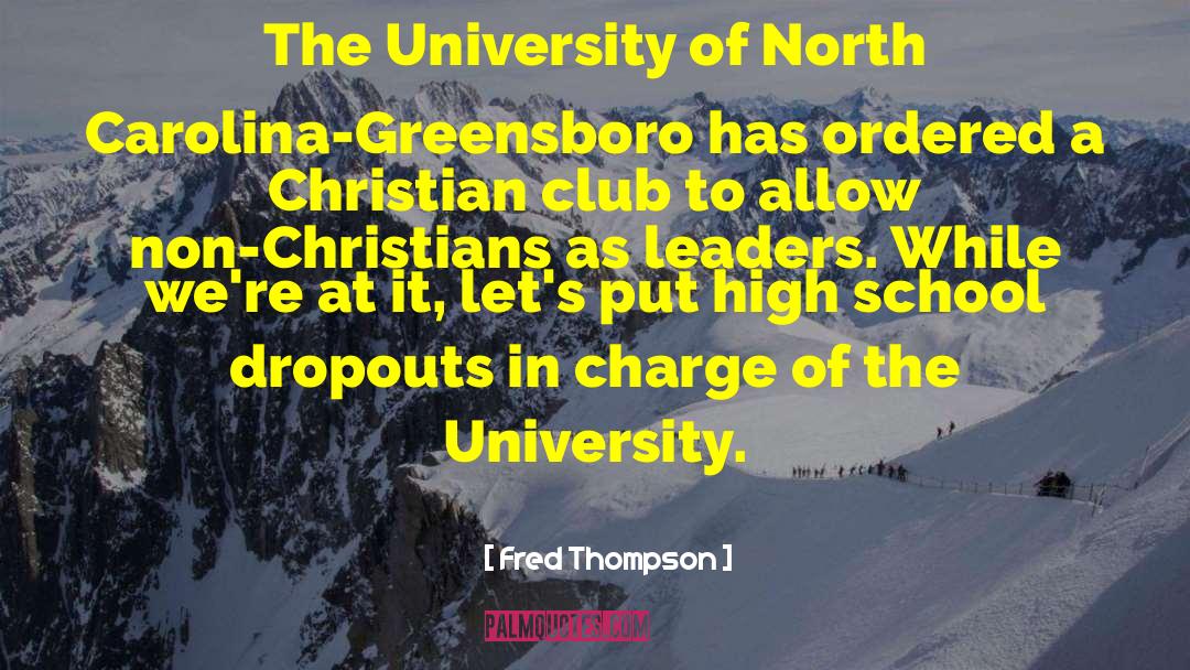 Bughouse Greensboro quotes by Fred Thompson