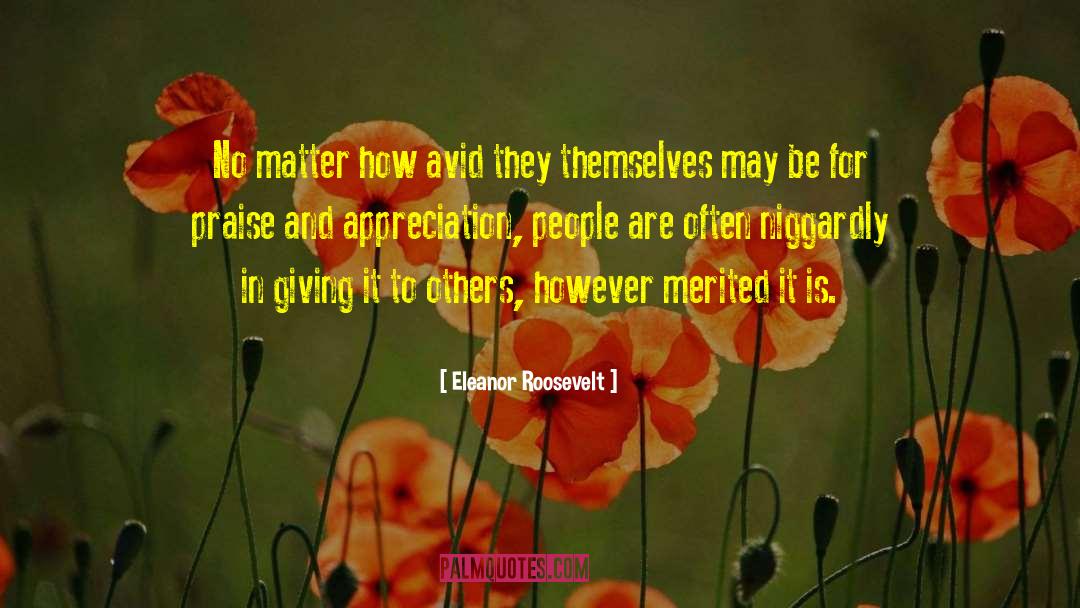 Bugling Merit quotes by Eleanor Roosevelt