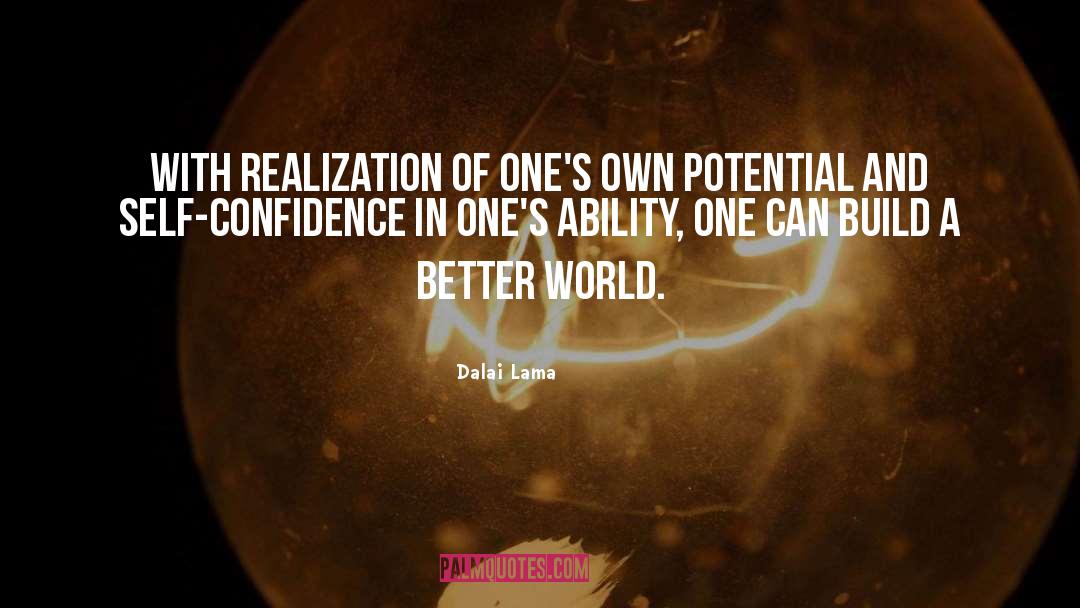 Build A Better Foundation quotes by Dalai Lama