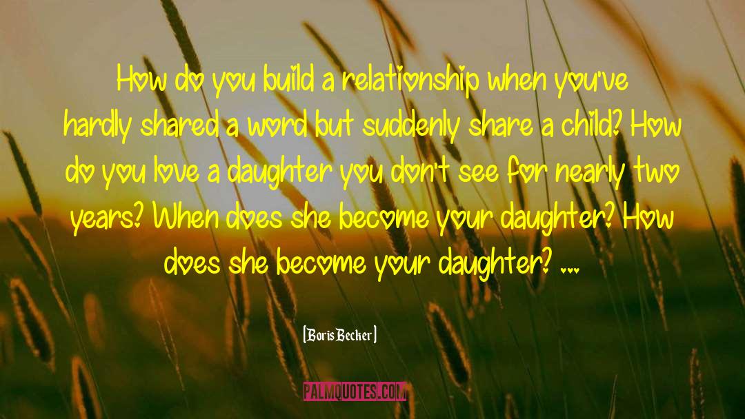 Build A Relationship quotes by Boris Becker