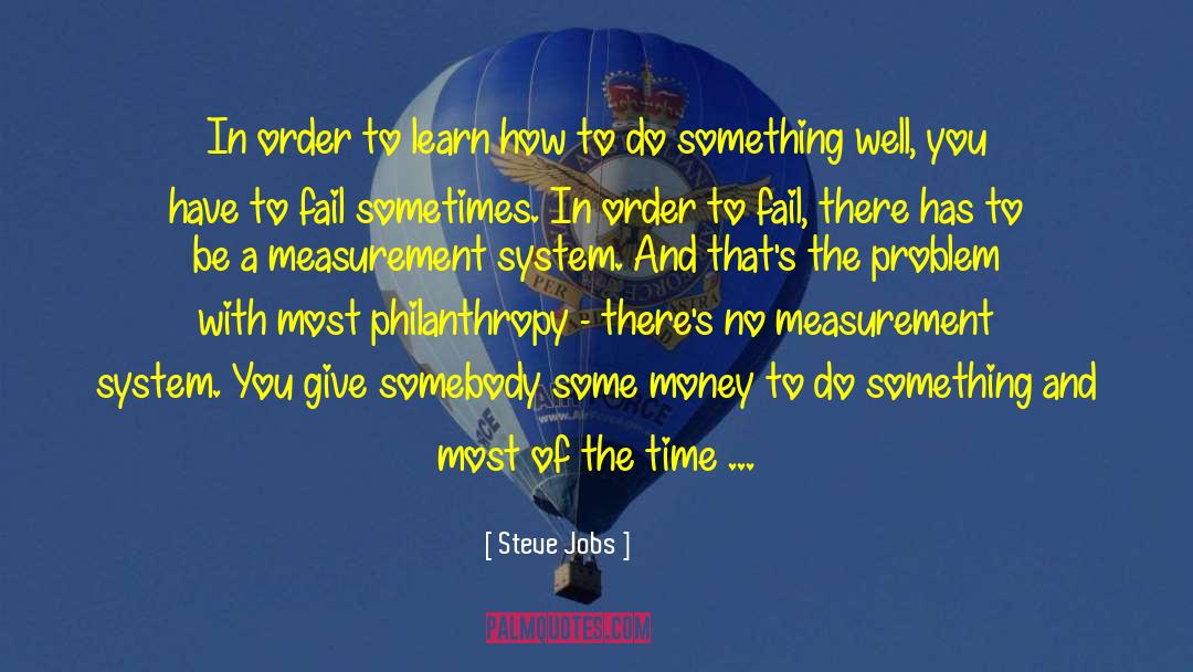 Build Measure Learn quotes by Steve Jobs