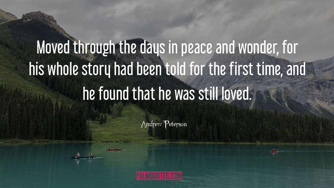 Build Peace quotes by Andrew Peterson