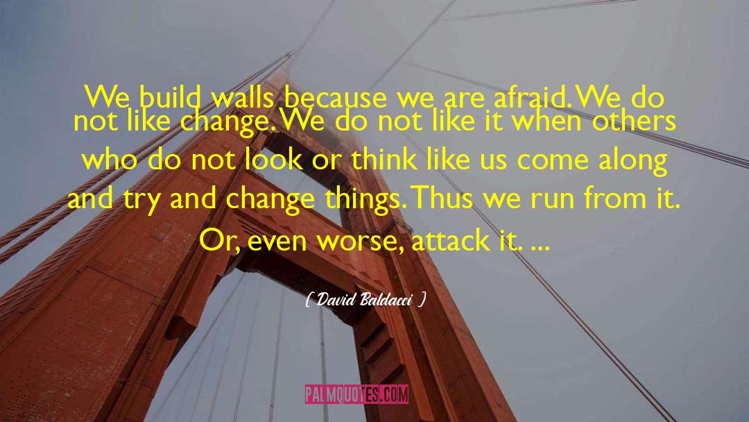 Build Walls quotes by David Baldacci