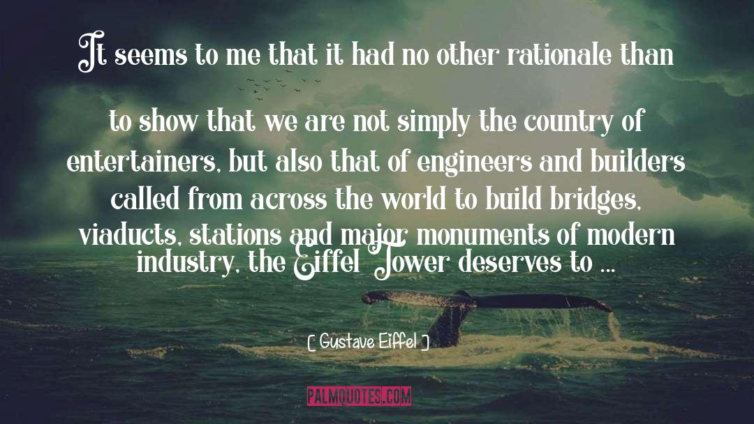 Builder quotes by Gustave Eiffel