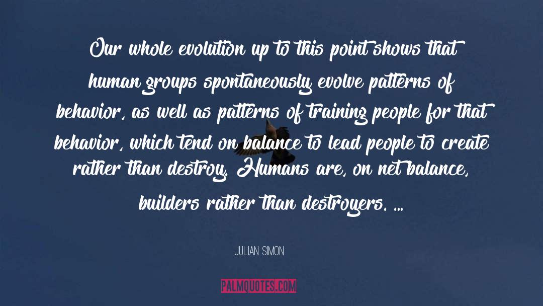 Builders quotes by Julian Simon