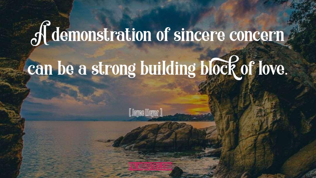 Building Block quotes by Joyce Meyer