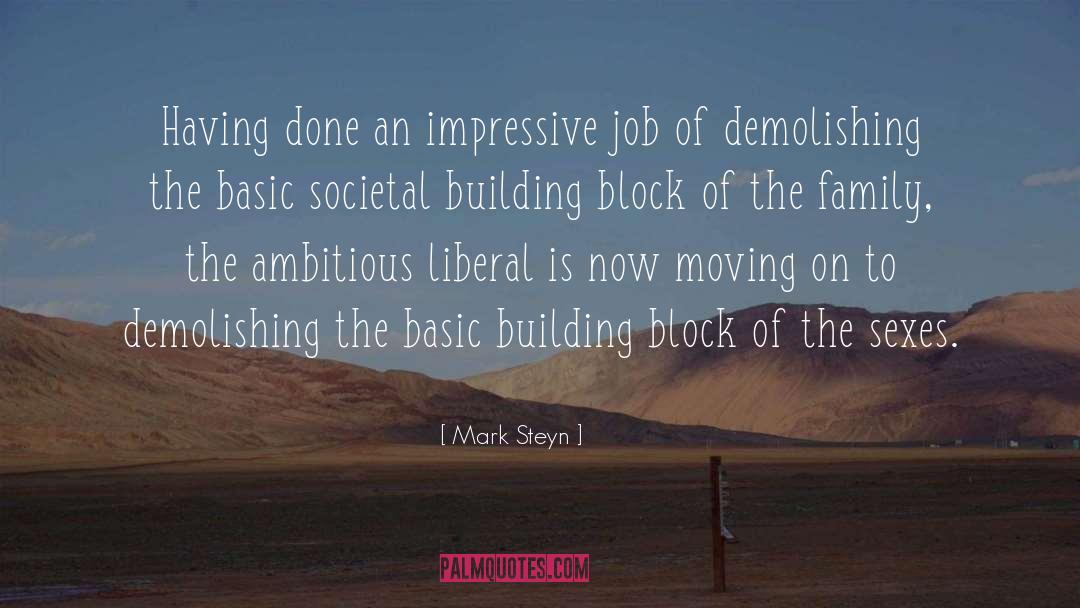 Building Block quotes by Mark Steyn