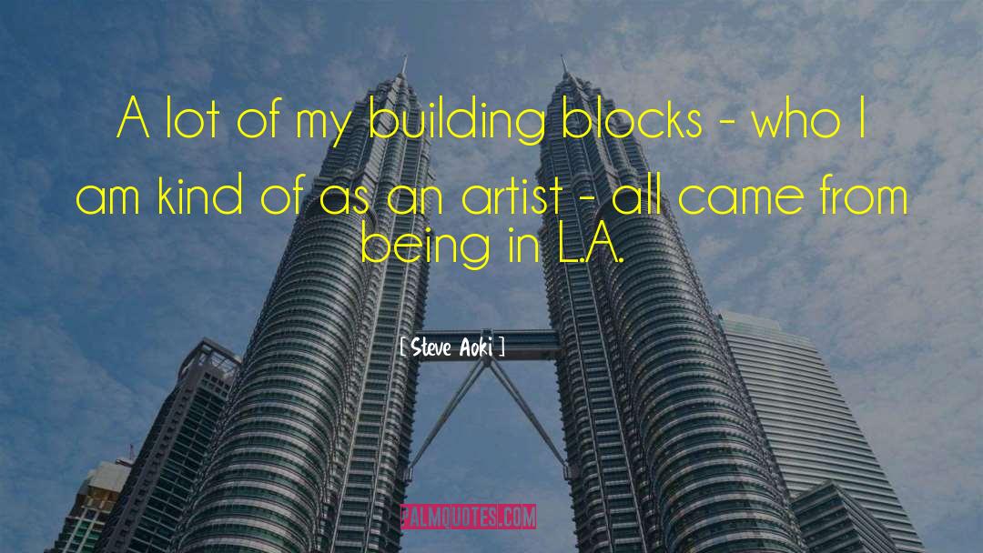 Building Block quotes by Steve Aoki