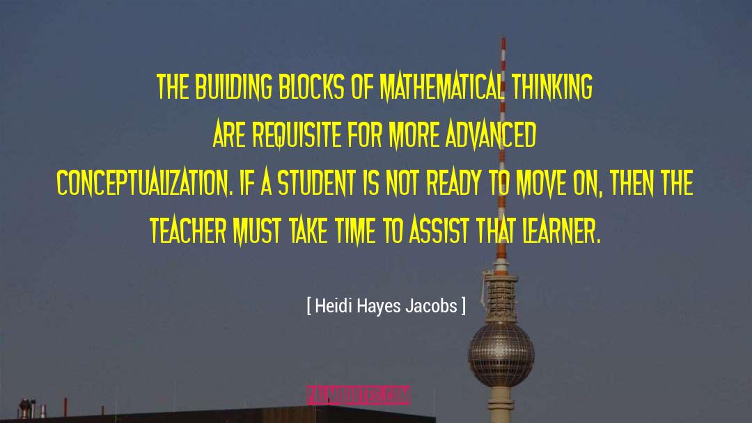 Building Blocks quotes by Heidi Hayes Jacobs