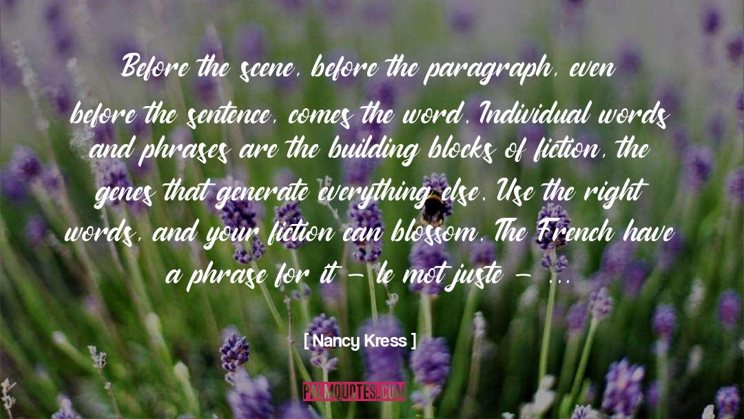 Building Blocks quotes by Nancy Kress