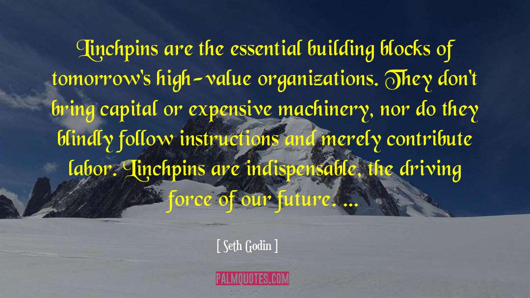 Building Blocks quotes by Seth Godin