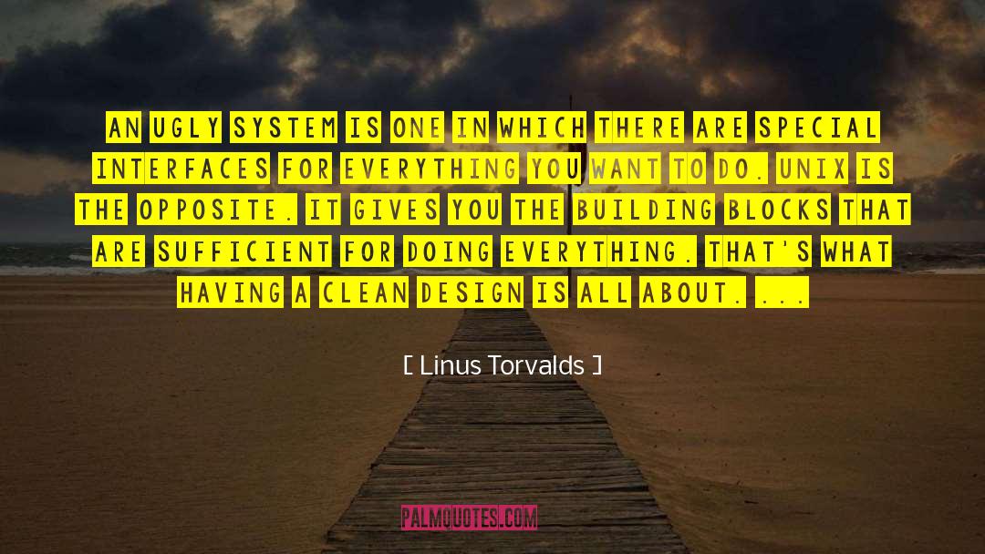 Building Blocks quotes by Linus Torvalds