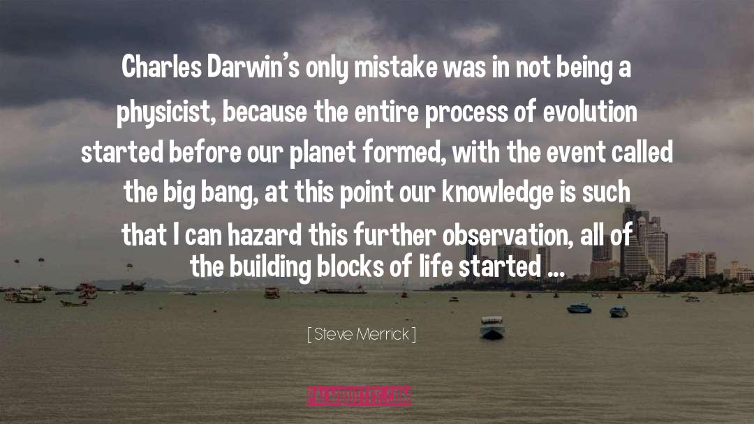 Building Blocks quotes by Steve Merrick