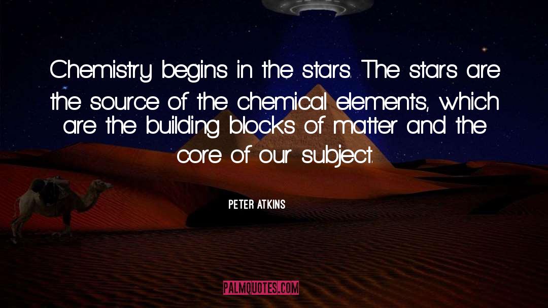 Building Blocks quotes by Peter Atkins