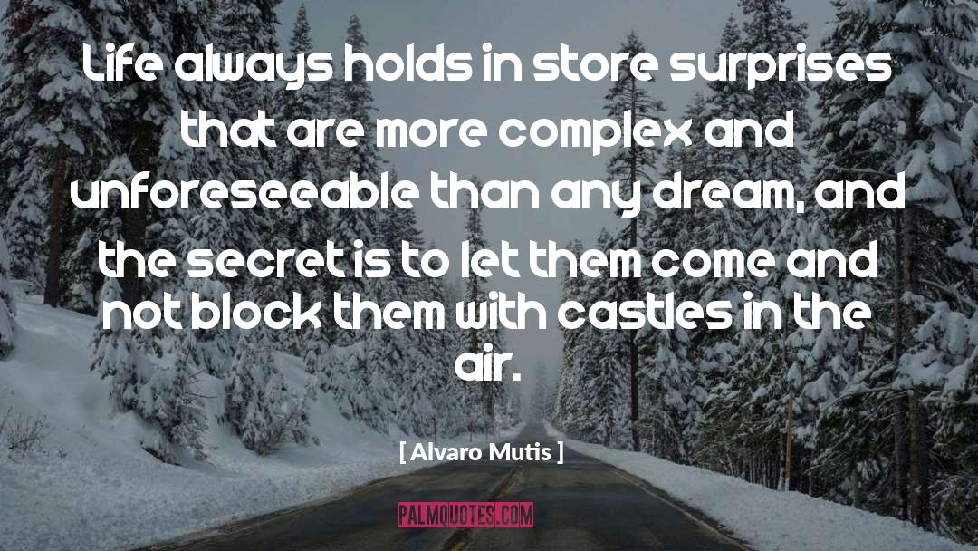 Building Castles In The Air quotes by Alvaro Mutis