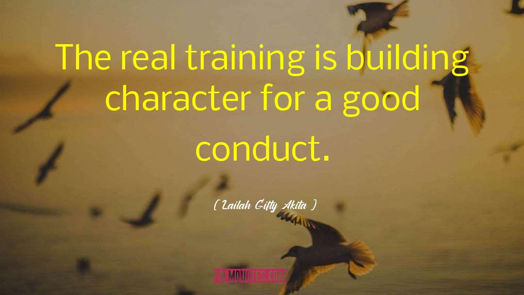 Building Character quotes by Lailah Gifty Akita