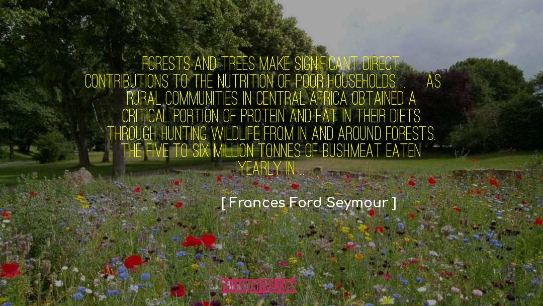 Building Community quotes by Frances Ford Seymour