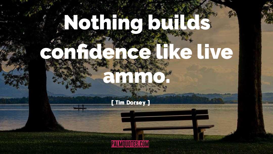 Building Confidence quotes by Tim Dorsey